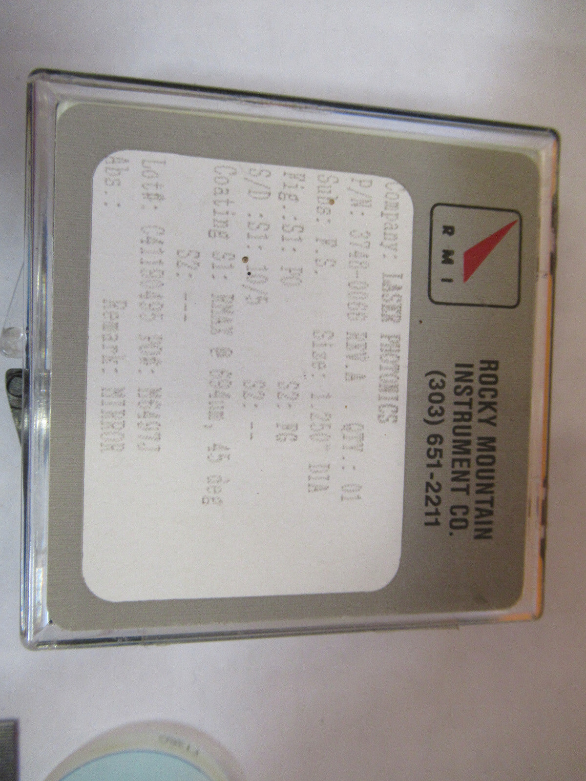 OPTICAL ex-NASA COATED LENS PRO LASER OPTICS AS PICTURED Y1-A-07