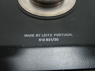 Microscope Part Ernst Leitz Portugal Head 512821/20 Optics