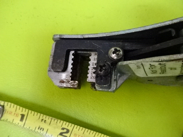 FOR PARTS CABLE STRIPPER TOOL [rusty] AS IS #TA-3-10