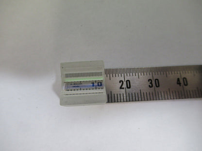 OPTICAL  RECTANGULAR PLANO CONCAVE LENS OPTICS AS PICTURED 80-B-13