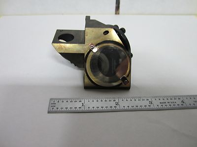 Optical Microscope Ernst Leitz Brass Mounted Beam Splitter Optics