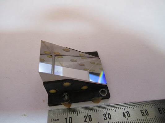 Ernst Leitz Germany Glass Prism Head Microscope Part Optics