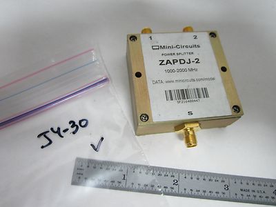 MINI CIRCUITS ZAPDJ-2 POWER SPLITTER 2GHz RF MICROWAVE FREQUENCY AS IS BIN#J4-30