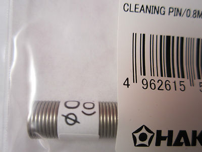 LAB SYRINGE CLEANING PIN HAKKO JAPAN B1086 0.8 mm  BIN#1C