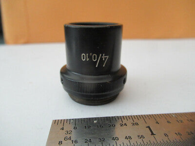 Wild M11 Swiss Heerbrugg Objective 4X Lens Microscope Part