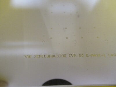 COLLECTABLE SHADOWMASK SEMICONDUCTOR DEVICE UNKNOWN MAKER AS PICTURED &FT-6-106