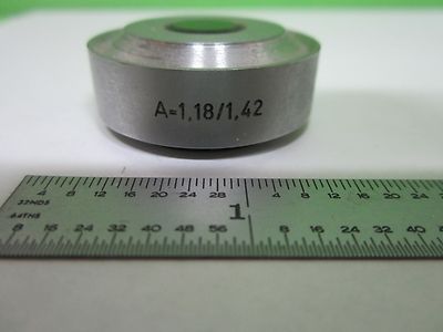 MICROSCOPE PART REICHERT AUSTRIA  A=1.18/1.42 OPTICS AS IS BIN#N3-D-13