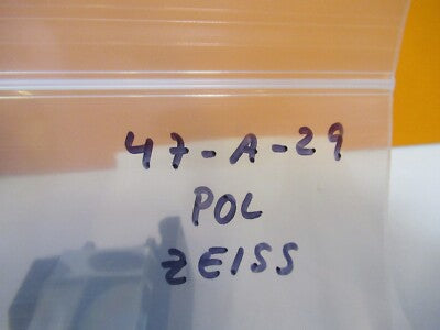 ZEISS GERMANY AXIOTRON MOUNTED PRISM MICROSCOPE PART POL AS PICTURED &47-A-29