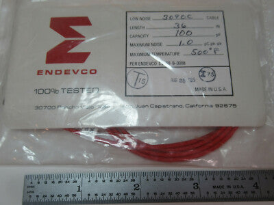 MEGGITT ENDEVCO LOW NOISE CABLE 3090C 36" inch for PIEZO SENSOR AS PIC #16-C-43
