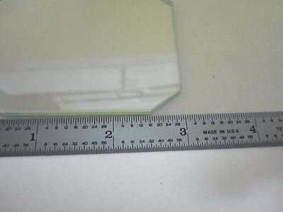 MICROSCOPE PART STAGE GLASS TABLE OPTICS AS IS  BIN#19V-B-20