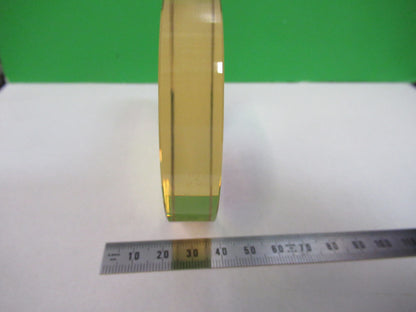 OPTICAL FLAT ZERODUR SCHOTT LASER OPTICS DICHROIC COATED AS PICTURED &F3-B-90