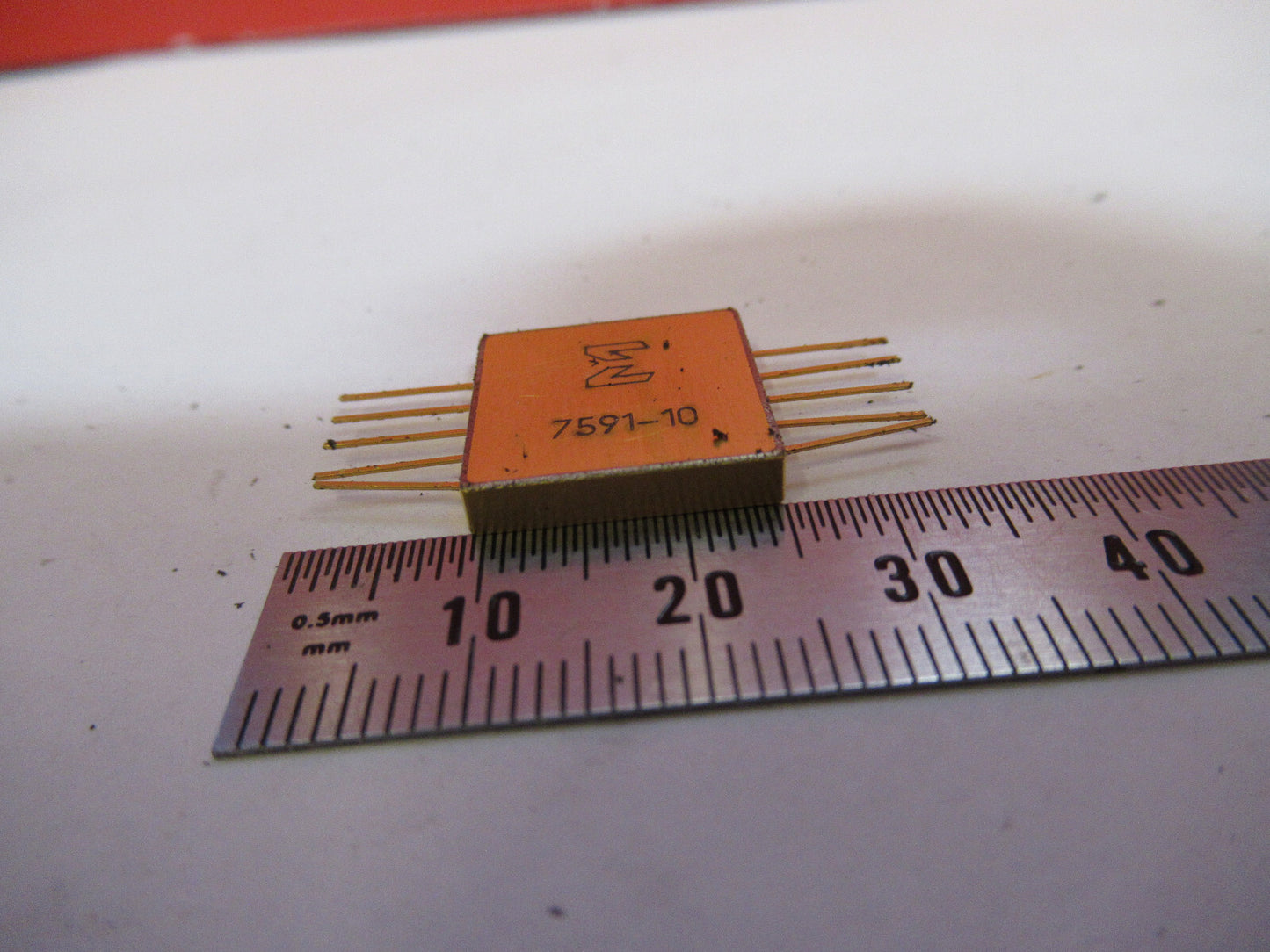 PCB PIEZOTRONICS ENDEVCO 7591-10 DC ACCELEROMETER AS PICTURED X8-B-17
