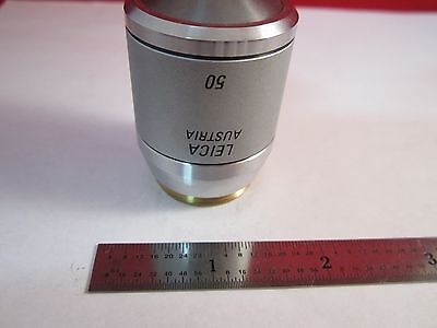 MICROSCOPE OBJECTIVE LEICA FLUOR 50X POLYCON EPI INFINITY OPTICS BIN#11-DT-C