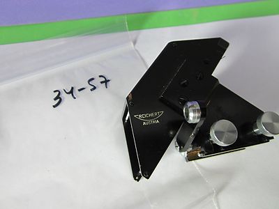 MICROSCOPE PART REICHERT AUSTRIA PHASE METALLO INCOMPLETE AS IS OPTICS BIN#34-57