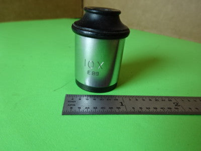 ANTIQUE MICROSCOPE PART EYEPIECE OCULAR AO SPENCER 10X OPTICS AS IS #L5-B-18