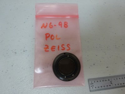MICROSCOPE PART OPTICAL POL POLARIZER ZEISS GERMANY OPTICS AS IS BIN#N6-98