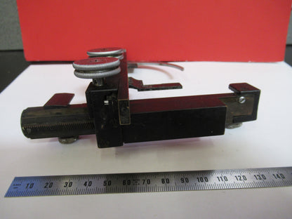 BAUSCH LOMB STAGE XY TABLE WORKS OK  MICROSCOPE PART AS PICTURED  S3-B-90
