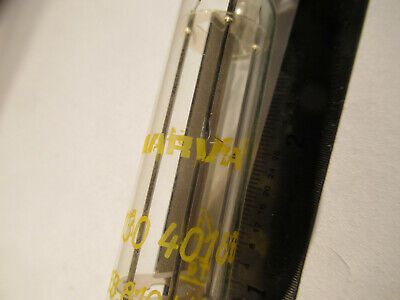 ANTIQUE QUARTZ RADIO CRYSTAL NARVA GLASS HOLDER FREQUENCY CONTROL #F4-A-84