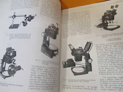 LOT BOOKLET ANTIQUE  BAUSCH LOMB MICROSCOPE PART AS PICTURED W3-B-55
