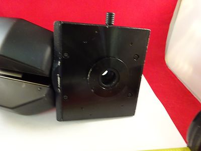 MICROSCOPE PART NIKON JAPAN TRINOCULAR HEAD OPTICS AS IS BIN#73-04