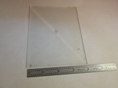 MICROSCOPE PART REICHERT GLASS PLATE PHOTO CAMERA OPTICS AS IS B#R5-A-15