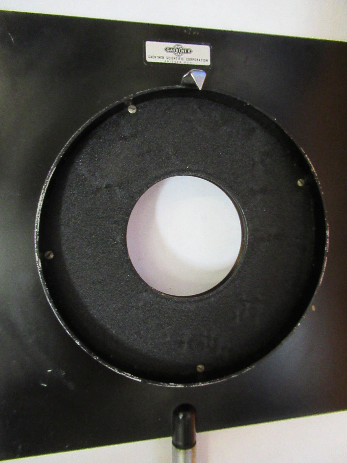 HUGE MOUNTED GAERTNER DIAPHRAGM IRIS LASER OPTICS OPTICAL AS PICTURED Y3-A-08