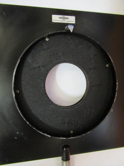HUGE MOUNTED GAERTNER DIAPHRAGM IRIS LASER OPTICS OPTICAL AS PICTURED Y3-A-08