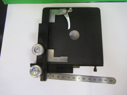 BAUSCH LOMB VINTAGE STAGE TABLE XY MICROSCOPE PART AS PICTURED &H9-C-01