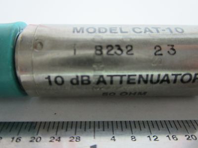 MINI CIRCUITS ATTENUATOR CAT-10 10 dB FREQUENCY RF MICROWAVE AS IS BIN#FI-V-63