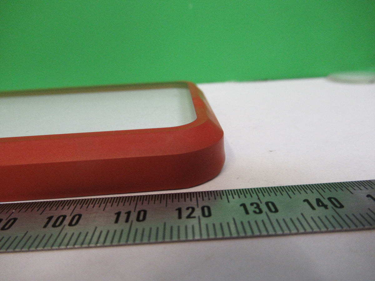 OPTICAL MIL SPEC THICK BK7 GLASS TARGET WINDOW LASER OPTICS AS PICTURED X7-A-63
