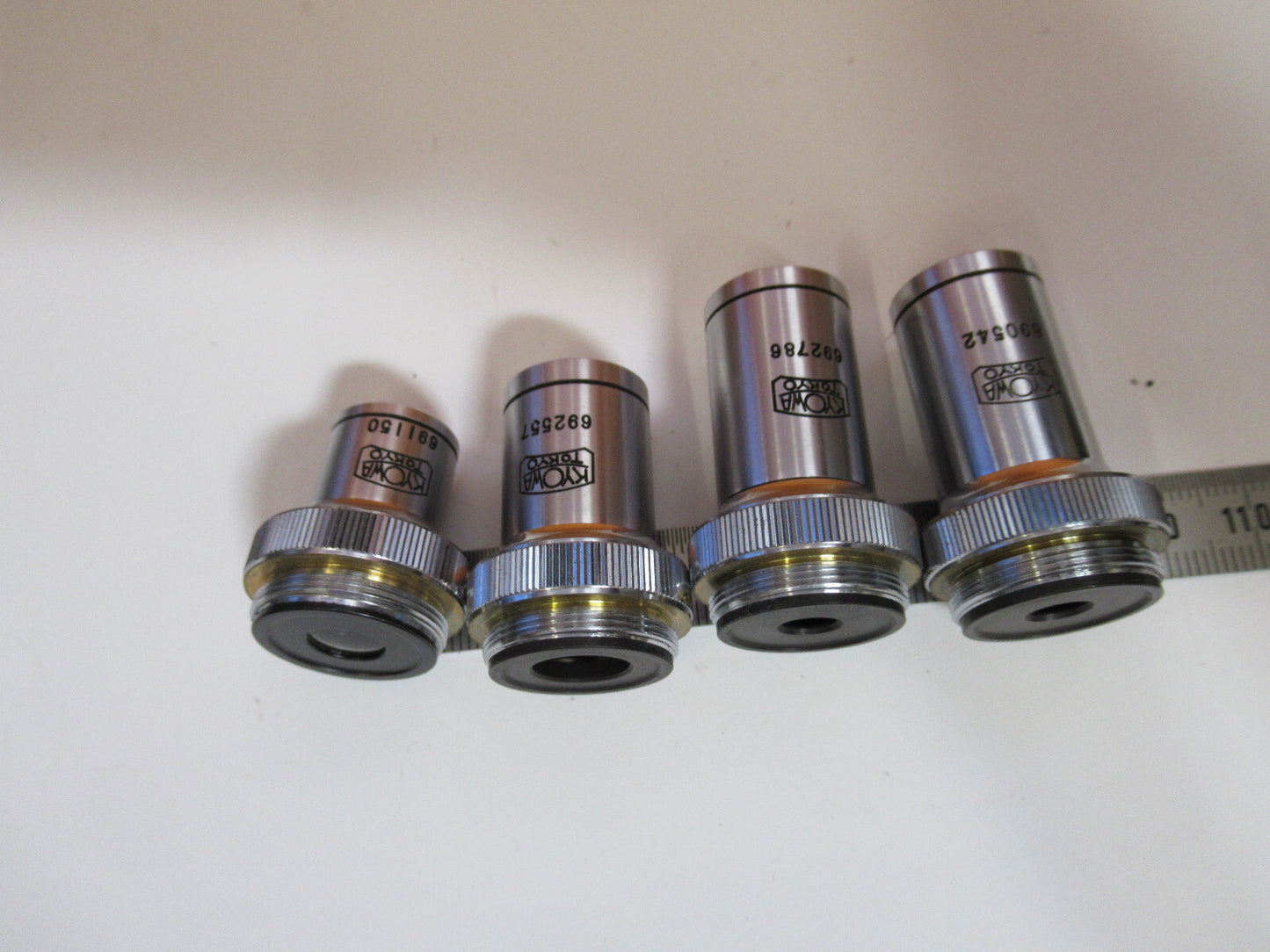 LOT ANTIQUE KYOWA TOKYO JAPAN OBJECTIVE MICROSCOPE PART AS PICTURED Y2-A-23