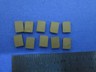 LOT 10 EA PIEZOELECTRIC QUARTZ GOLD PLATED PIEZO SENSOR ULTRASONIC DWR#5