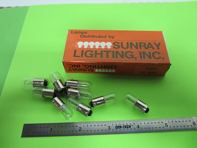 Lamp Lot 9 Ea Korea Sunray 1829 Miniature Lamps for Microscope