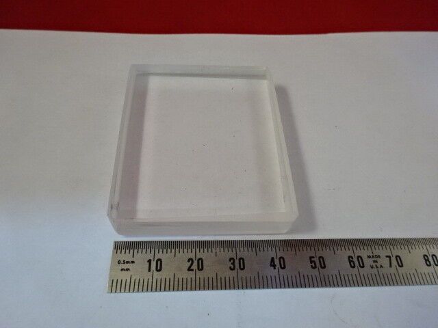 SLAB POLISHED SYNTHETIC QUARTZ SINGLE CRYSTAL HIGH PRESSURE SEED INSIDE &5-DT-D