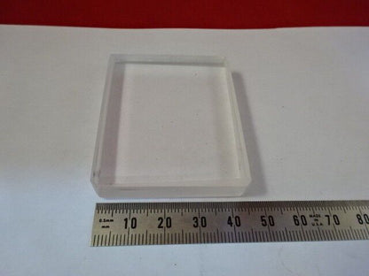 SLAB POLISHED SYNTHETIC QUARTZ SINGLE CRYSTAL HIGH PRESSURE SEED INSIDE &5-DT-D