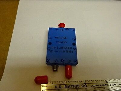 RF MICROWAVE MODULE FREQUENCY ANAREN MIXER 12 GHz AS IS #81-42