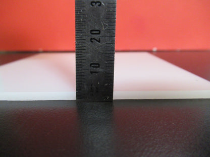 OPTICAL WHITE PLASTIC REFLECTIVE PLATE MICROSCOPE PART AS Pictured S8-B-15