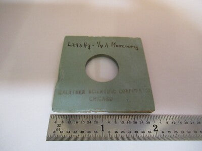 Optical Filter L293 Hg 1/4 Lambda Retardation Optics