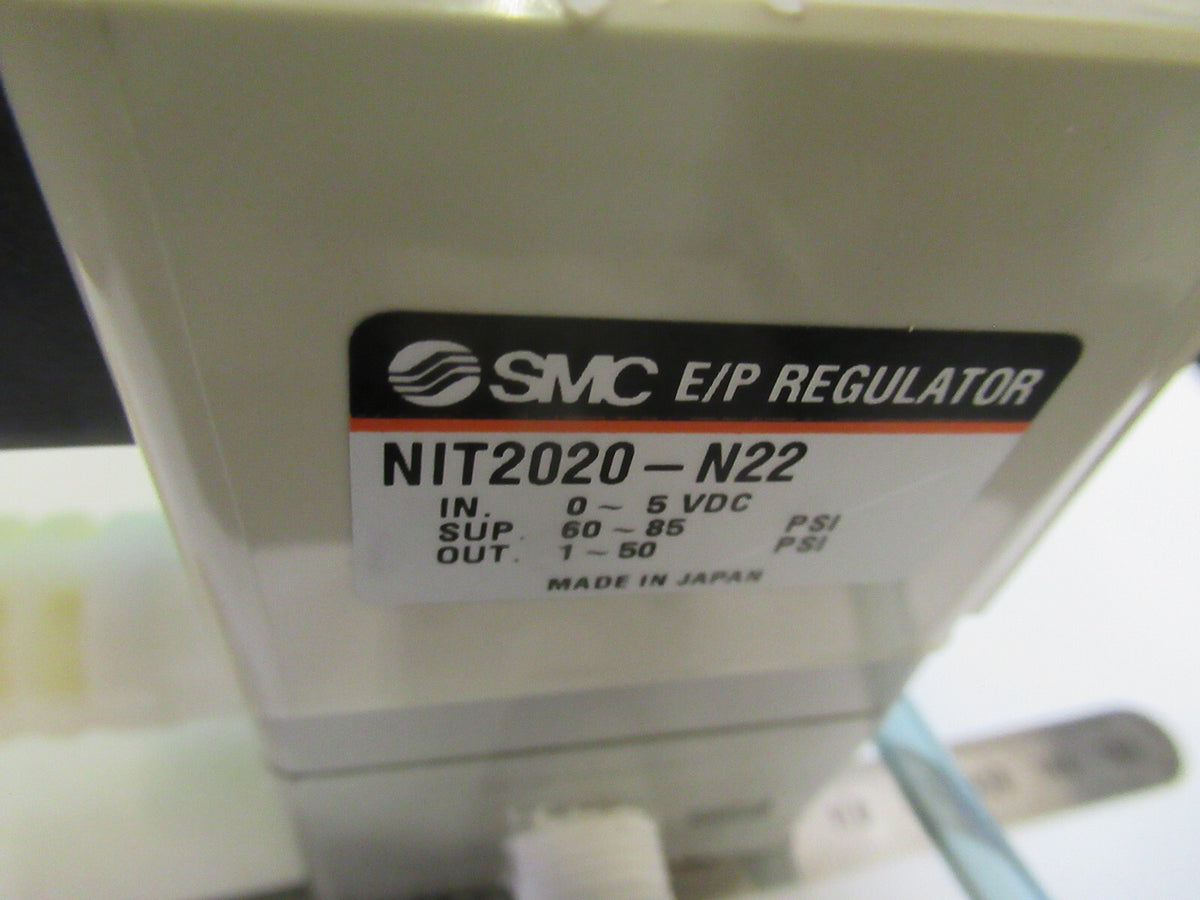 PNEUMATIC AIR SMC JAPAN VALVE ASSEMBLY REGULATOR NIT2020 AS PICTURED &H2-A-51