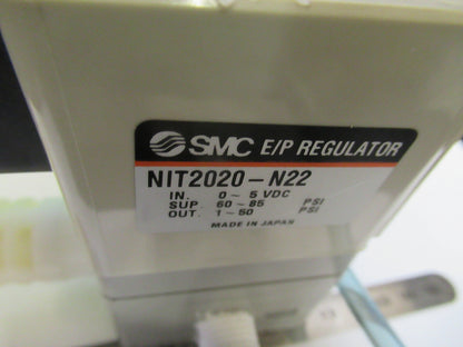 PNEUMATIC AIR SMC JAPAN VALVE ASSEMBLY REGULATOR NIT2020 AS PICTURED &H2-A-51