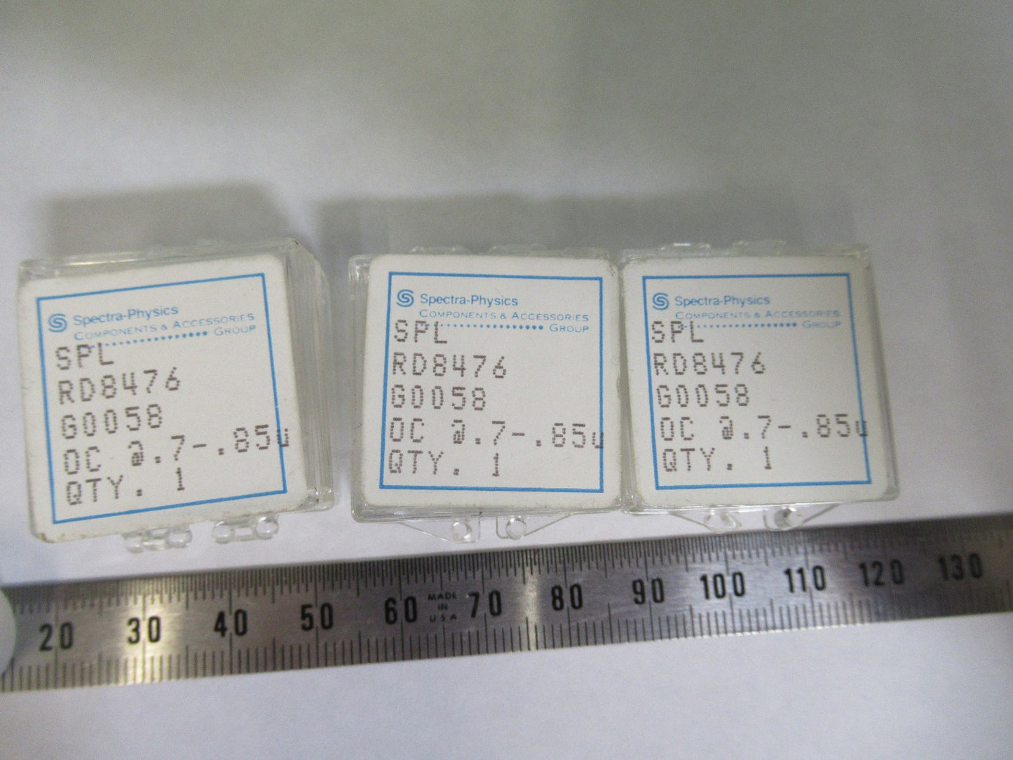 LOT OPTICAL SPECTRA PHYSICS SPL COATED LENS PHOTONICS OPTICS AS PICTURED T6-B-29