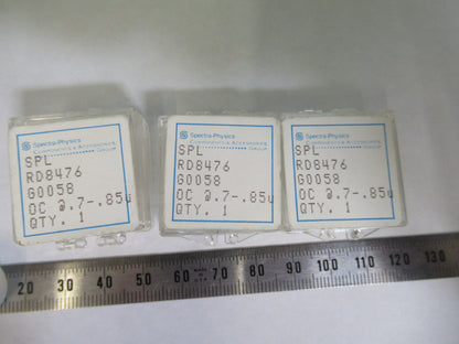 LOT OPTICAL SPECTRA PHYSICS SPL COATED LENS PHOTONICS OPTICS AS PICTURED T6-B-29