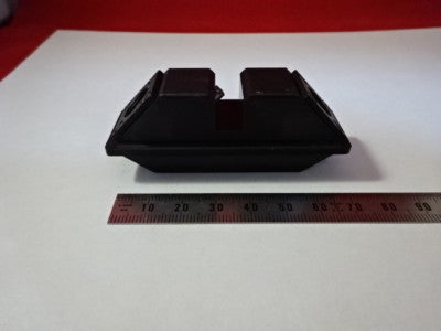 AUS JENA 7X OBJECTIVE LIGHT SPLIT MICROSCOPE PART OPTICS AS PICTURED &99-44