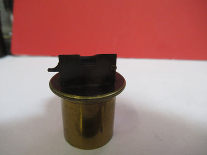 Rare Antique Brass Eyepiece Ocular Lens UK Microscope Part