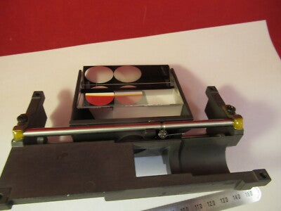 LEICA GERMANY HEAD OPTICS PRISM ASSEMBLY MICROSCOPE PART AS PICTURED &96-A-02
