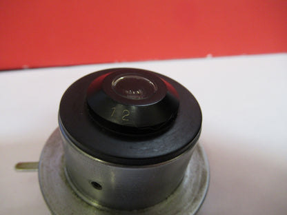KYOWA JAPAN CONDENSER + IRIS OPTICS MICROSCOPE PART AS PICTURED T9-A-12