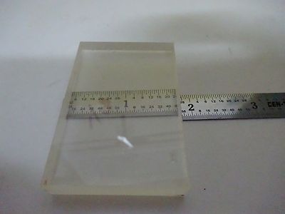 OPTICAL DIFFUSER [one side polished] GLASS SLAB LASER OPTICS  BIN#W5-A-27