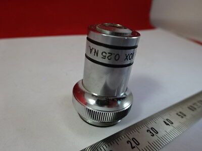 CAMBRIDGE INSTRUMENTS LENS 10X OBJECTIVE 312281 OPTICS MICROSCOPE PART #5-A-74