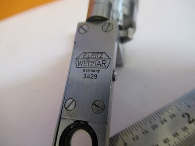 LEITZ BEREK COMPENSATOR TILT SLIDE MICROSCOPE PART OPTICS AS PICTURED &8C-A-93
