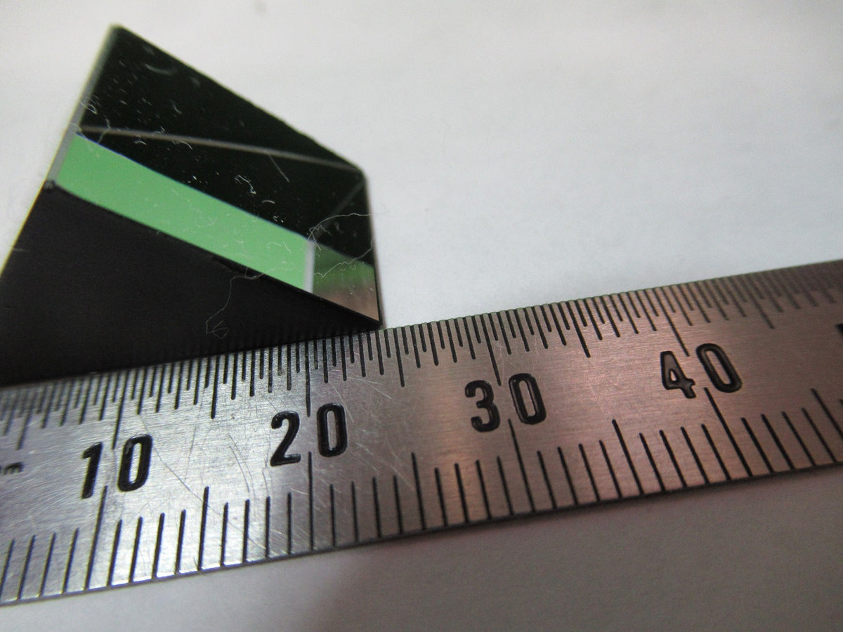 OPTICAL PRISM GLASS OPTICS  MICROSCOPE PART AS PICTURED T5-A-92